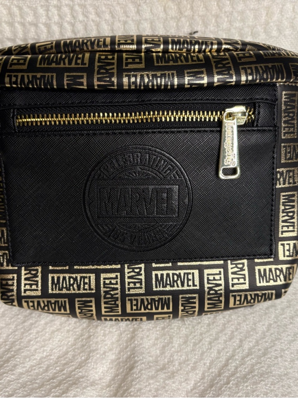 Loungefly Marvel 85th Anniversary Logo Convertible Belt Bag